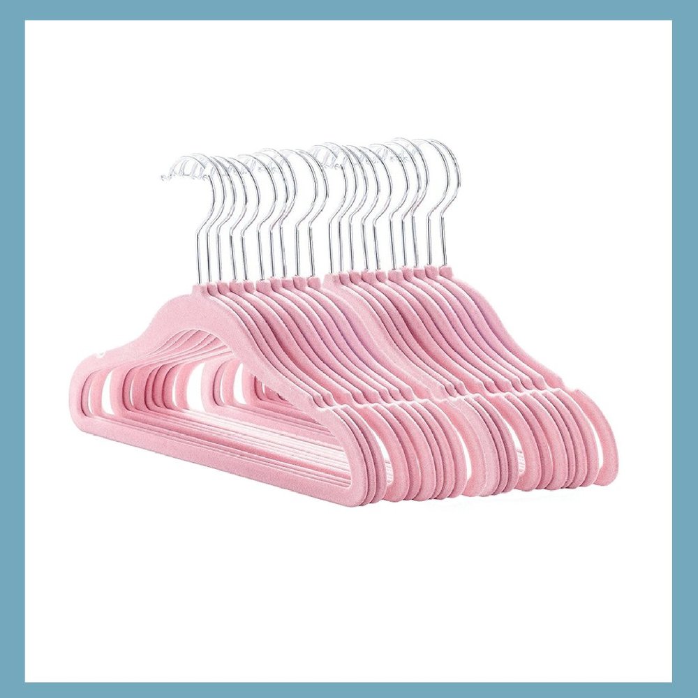 Pink Velvet Hangers  Adults  x10 unit